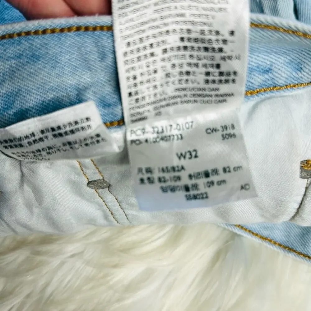 Levi’s 501 High Rise Vintage Denim Cut Offs
